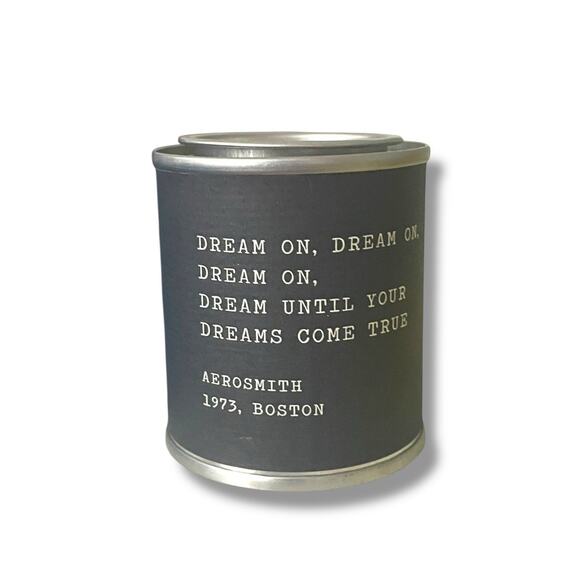 Sugarboo & Co Legends Candle Dream On Come True Aerosmith 1973 Patchouli 3 oz - Picture 1 of 4